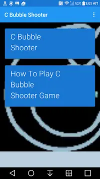 C Bubble Shooter Screen Shot 0