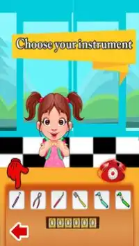 Little Baby Girl Sweet Dentist Kids Game Screen Shot 11