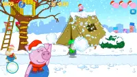 Битва Снежками: Зимние игры Screen Shot 3