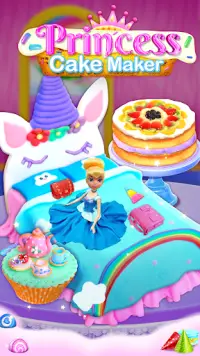 Princess Cake Maker Games Screen Shot 0