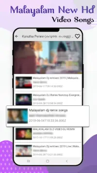 Malayalam Songs: Malayalam Vid Screen Shot 5