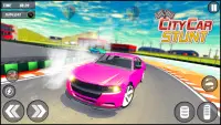 mengemudi mobil simulator:stunts mobil:game balap Screen Shot 3