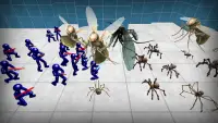 전투 시뮬레이터 : 거미와 스틱크만 Screen Shot 2