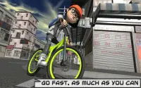 Bicycle Rider Racer Throw Paper in Bicycle Games Screen Shot 4
