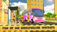 City Bus Construction Driver Screen Shot 1