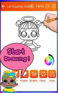 How to draw Lol doll surprise (Lol surprise game) Screen Shot 4