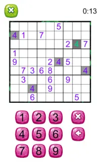 Sudoku - Unique Numbers 2D Offline Screen Shot 2