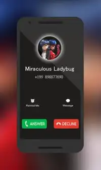 Fake call From Ladybug Simulator Screen Shot 2