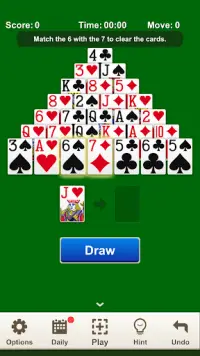 Solitaire Pyramid - Card Games Screen Shot 1