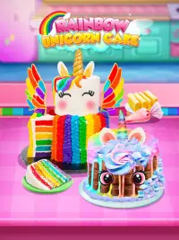 Rainbow Unicorn Cake Screen Shot 3