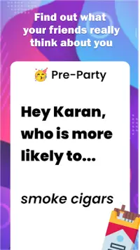 Most Likely To : Party Game Screen Shot 1