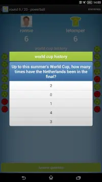 Footy Quiz Duel : World Cup Screen Shot 5