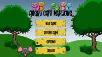 Angry  Cats Mahjong Screen Shot 1