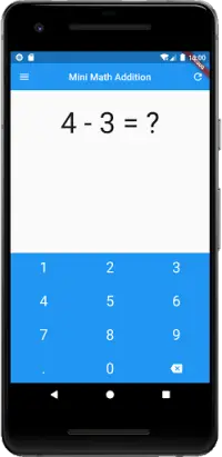 Mini Math - Subtraction Screen Shot 0