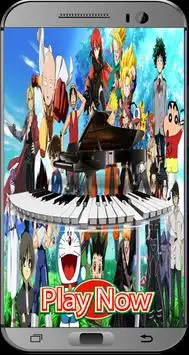 Angry Birds Theme on Piano Tiles of Anime Screen Shot 0