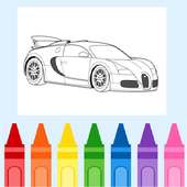 Coloring Racing Car