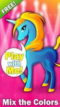 Rainbow Horse Pony Unicorn Decoration Salon 2 Screen Shot 0