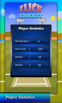 Flick Cricket Screen Shot 4