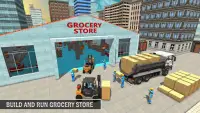 supermercato drogheria negozio costruzione gioco Screen Shot 4
