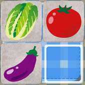 Vegetables slide puzzle
