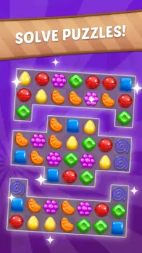 Candy Sweet Story:Match3Puzzle Screen Shot 1