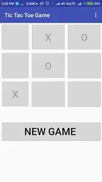 Tic Tac Toe Single Player Game : For Child Game Screen Shot 1