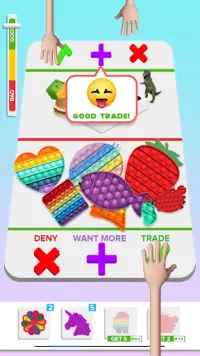 Fidget Trading - Pop it : Troca de brinquedos Screen Shot 1
