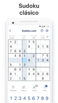 Sudoku.com - sudoku clásico Screen Shot 0