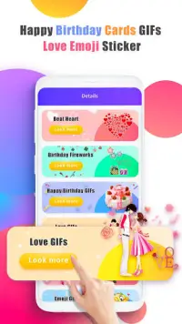 Happy Birthday GIFs & Love Roses Sticker Screen Shot 2