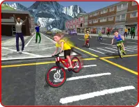 Kids Bicycle Rider Street Race Screen Shot 12