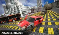 Крушение автомобили: Скорость Bumps выживание Screen Shot 1
