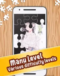 Puzzle Anime Girl for Adult Games Screen Shot 4
