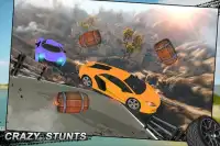 Free Fall Jungle Mega Car Ramps 3D Stunts Screen Shot 14
