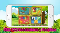 ABC 123 Kids Vocabulario Fónica Rastreo Ortografía Screen Shot 1