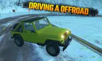 Off Road 4x4 Jeep Driving 2017 In Snowy Mountains Screen Shot 1
