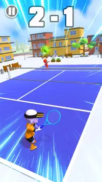 Tennis Master 3D -- Legend of Stickman Screen Shot 1