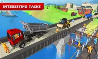 Zug Brücke Konstruktion: Eisenbahn Gebäude Sim Screen Shot 1