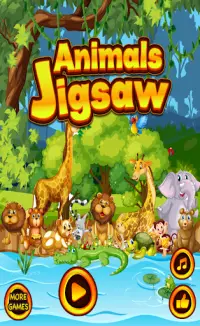 Animal Jigsaw - Puzzle Game Screen Shot 1