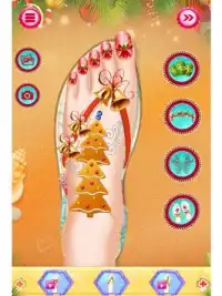 Christmas Toe Nail and Leg Design art Salon Screen Shot 5