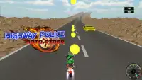 Highway Police Moto Rider Racing Game 2018 Screen Shot 1