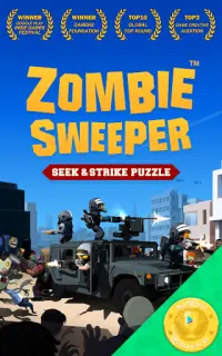 Zombie Sweeper: Asah Otak Aksi Minesweeper Screen Shot 23