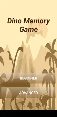 Dino Memory Game Screen Shot 0
