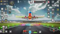 Real Flight Sim Airplane Games Screen Shot 0