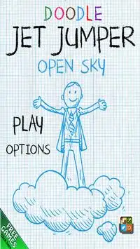 Doodle Jet Jumper: Open Sky Screen Shot 0