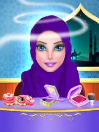 Hijab Dress-up Puppe & Make-up Salon Screen Shot 2