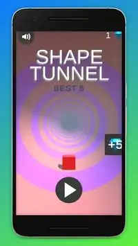Shape Tunnel 3D Screen Shot 0