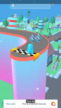 Blop Run Race 3D Screen Shot 2