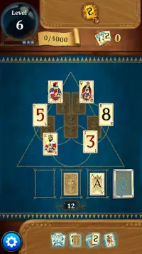 Benturan Kartu - klasik game solitaire Tripeaks Screen Shot 0