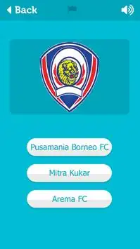 Kuis Tebak Logo Klub Bola Indonesia Screen Shot 1