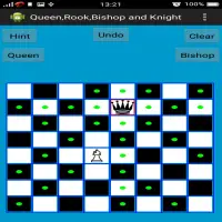 Chess Queen,Rook,Bishop & Knight Problem Screen Shot 6